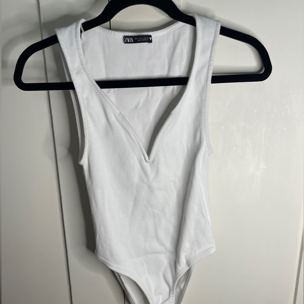ZARA WHITE BODY SUIT